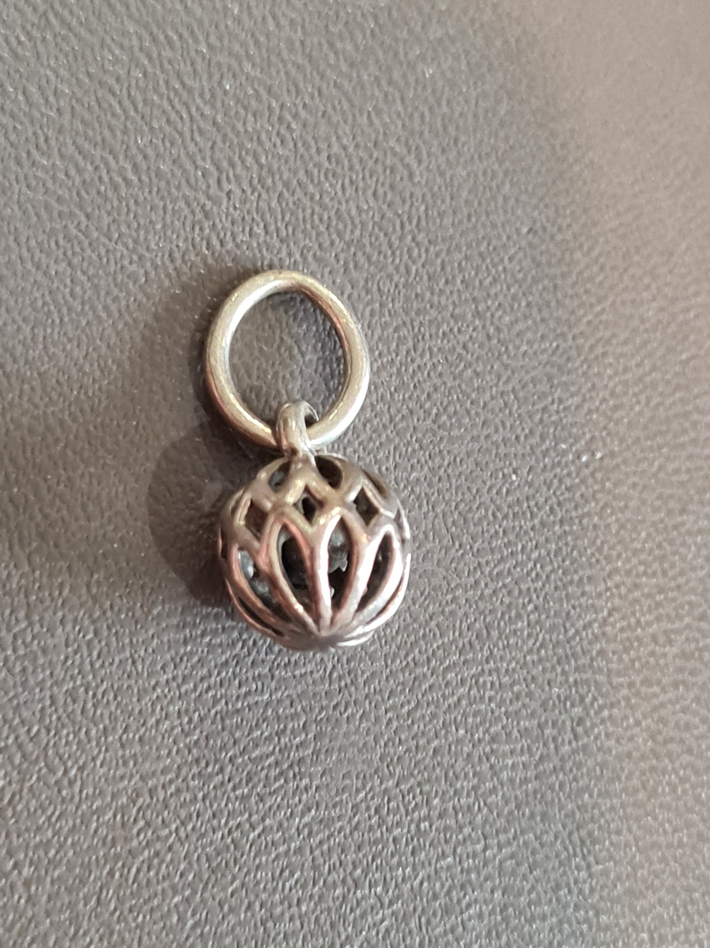 Genuine Pandora Cultured Elegance Small Openwork Pendant Charm