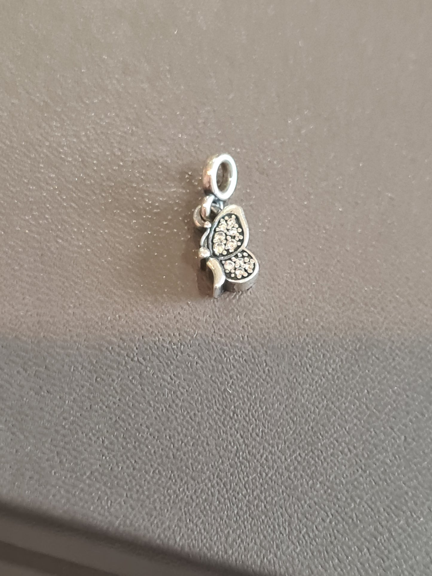 Genuine Pandora Essence Me Dangle Tiny Pave Butterfly Diamond Charm