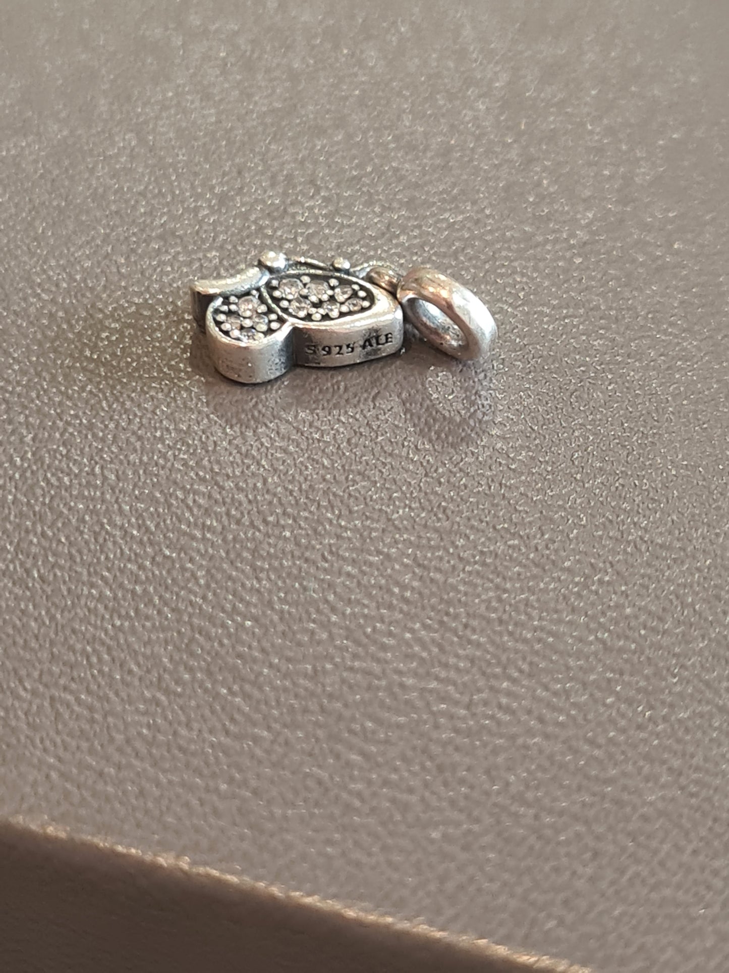 Genuine Pandora Essence Me Dangle Tiny Pave Butterfly Diamond Charm