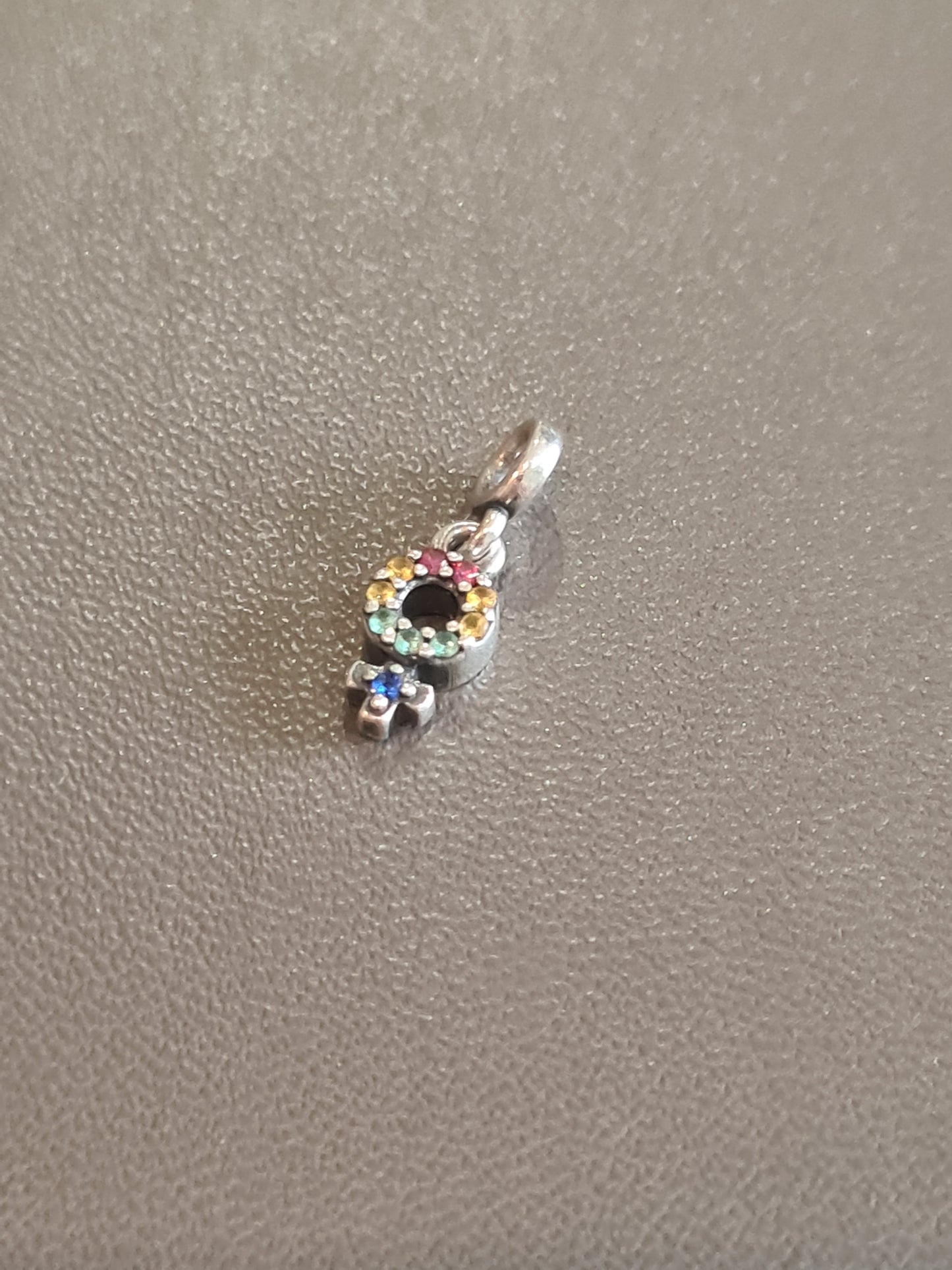 Genuine Pandora Essence Me Dangle Tiny Pave Girl Pride Gay Pride Charm