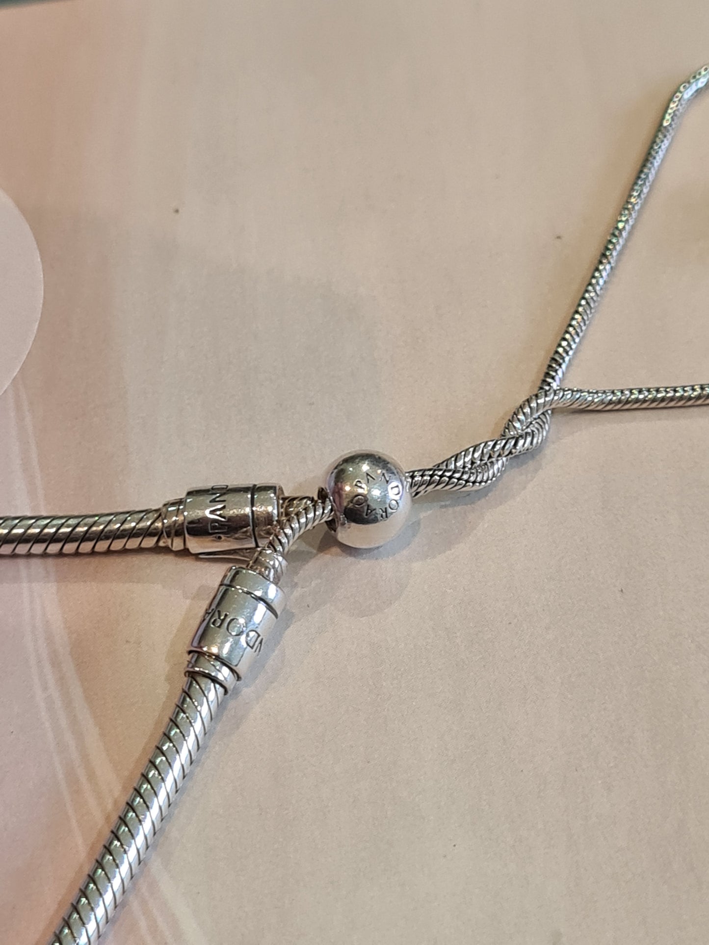Genuine Pandora Slider Tennis Bracelet Size 2