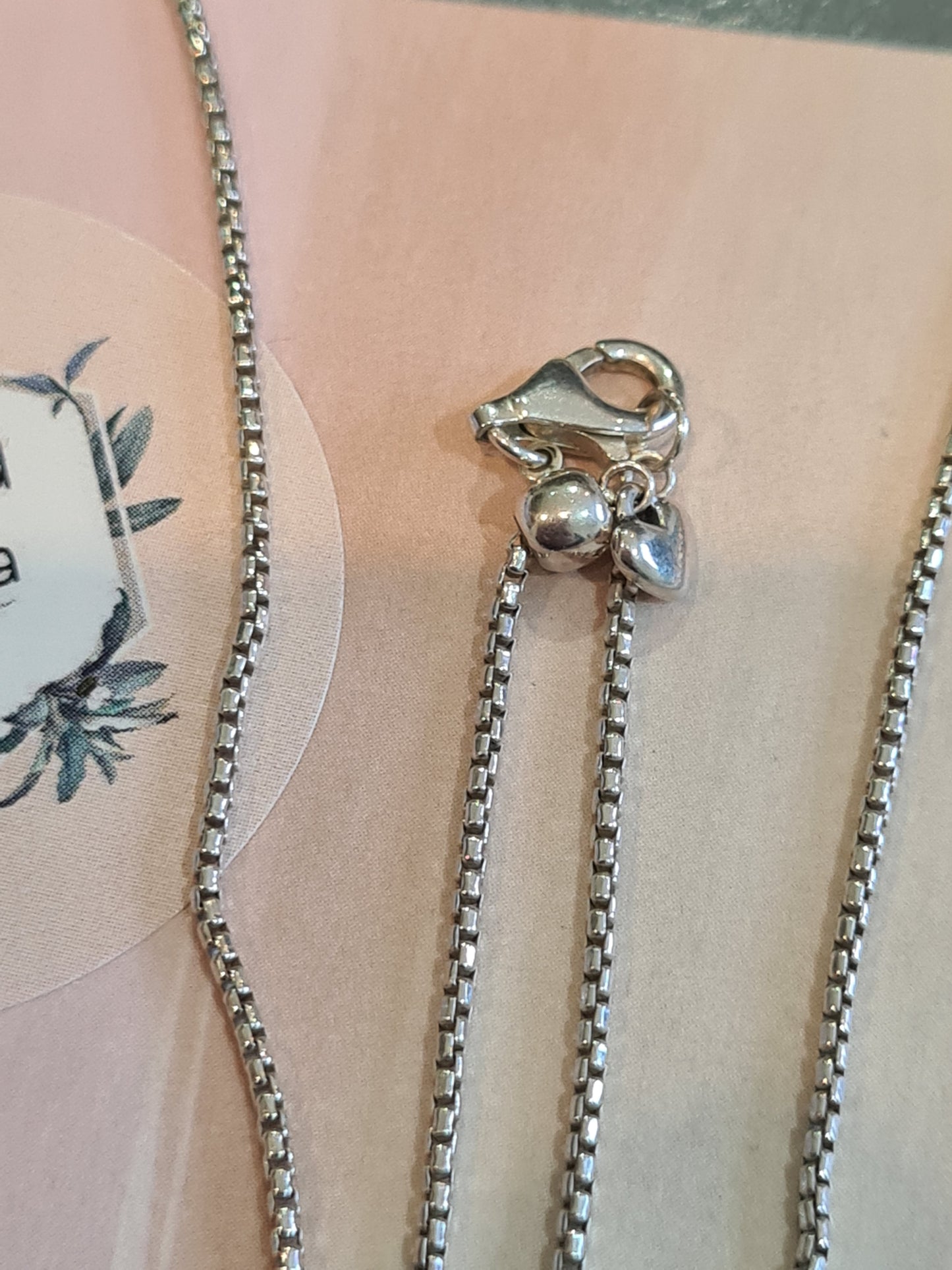 Genuine Pandora Bow Necklace Pave Beautiful Necklace