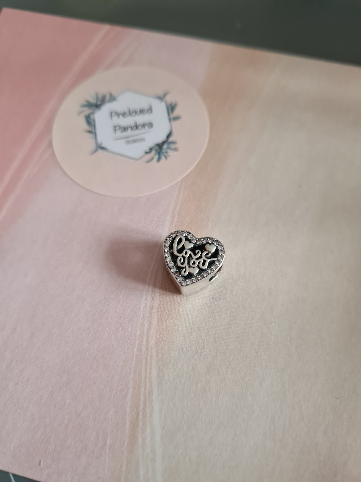 I love You Pave Charm