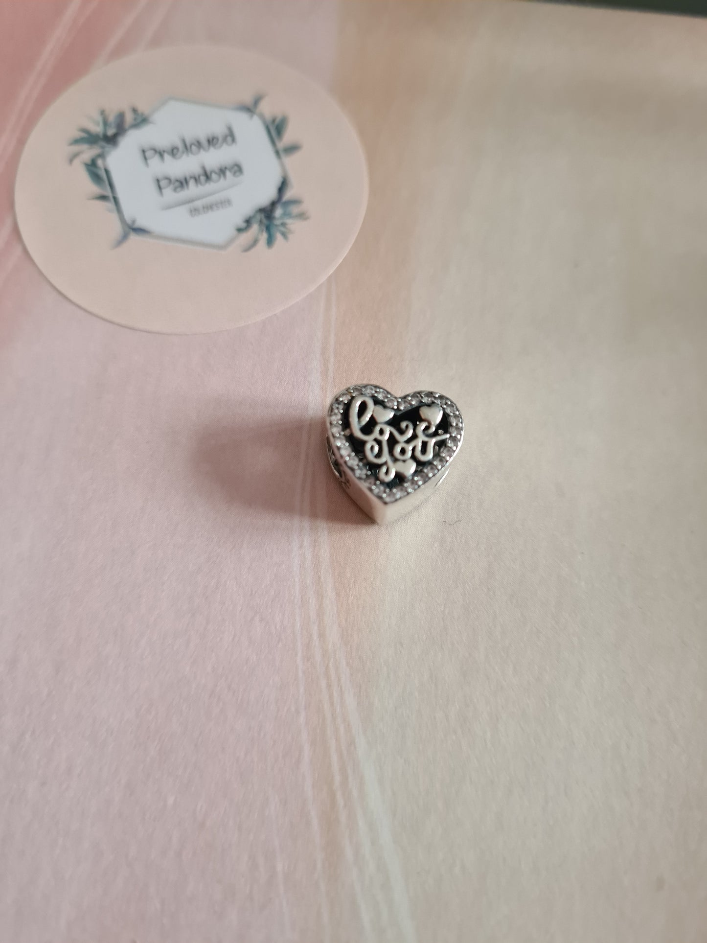 I love You Pave Charm