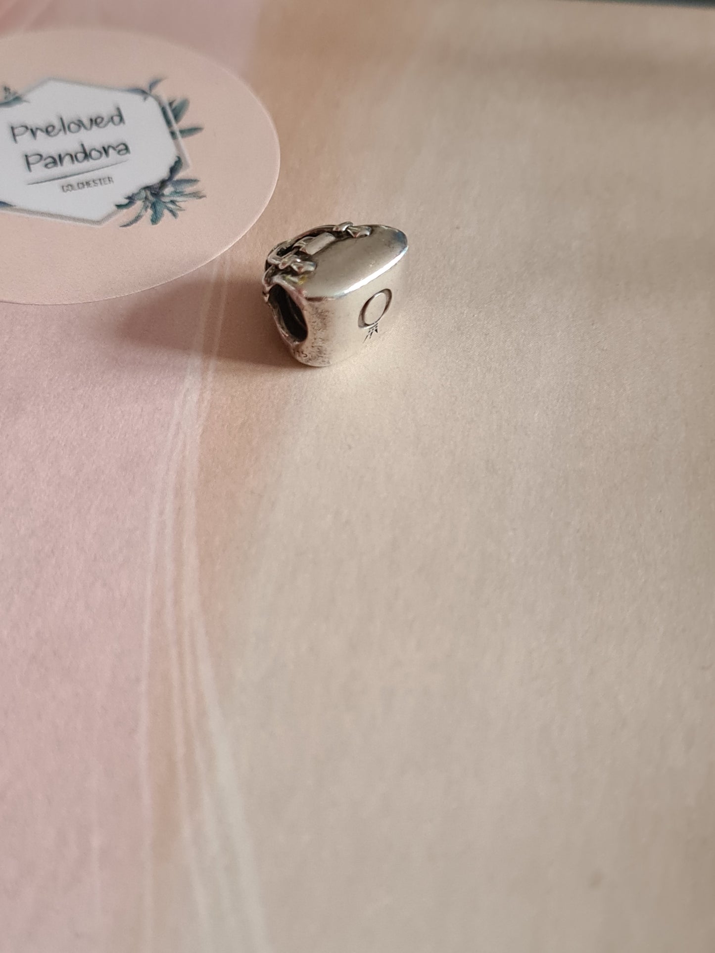 Genuine Pandora Purse Handbag With Pave Bow Charm