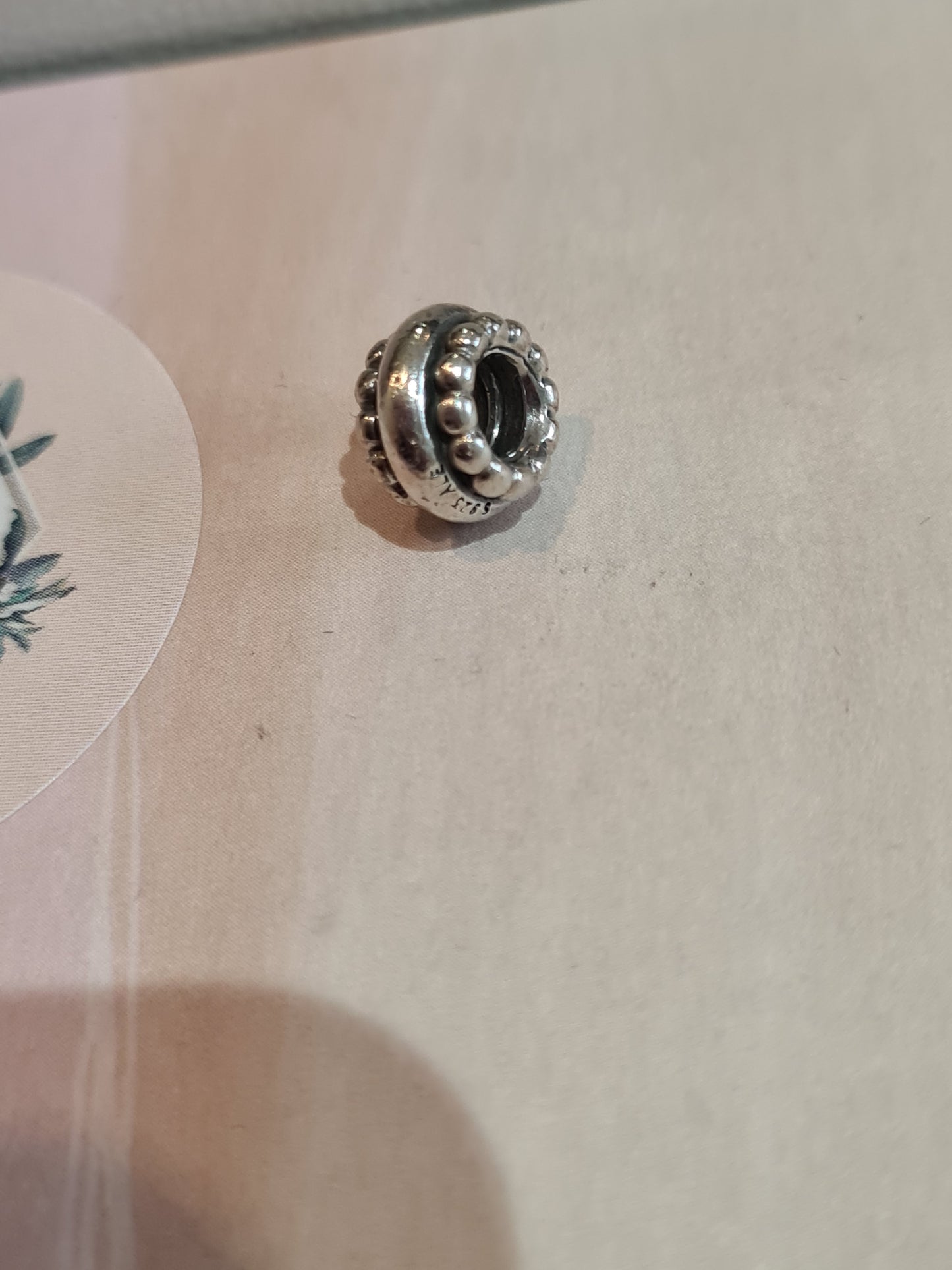 Genuine Pandora Dot and Line Charm