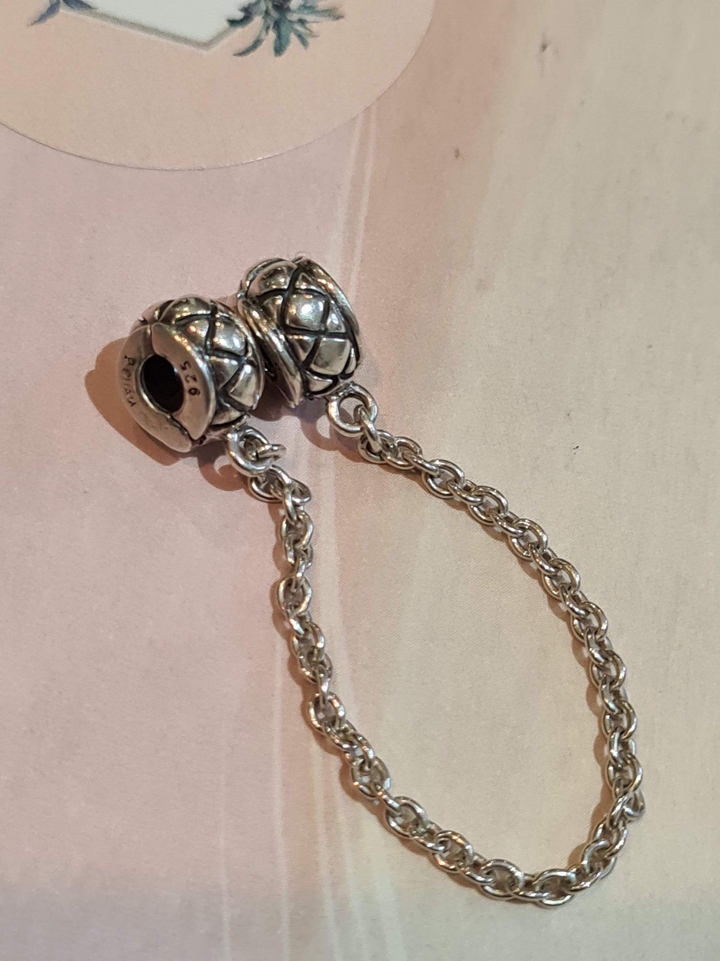 Genuine Chamilia Safety Chain Clip Fits Pandora Moments