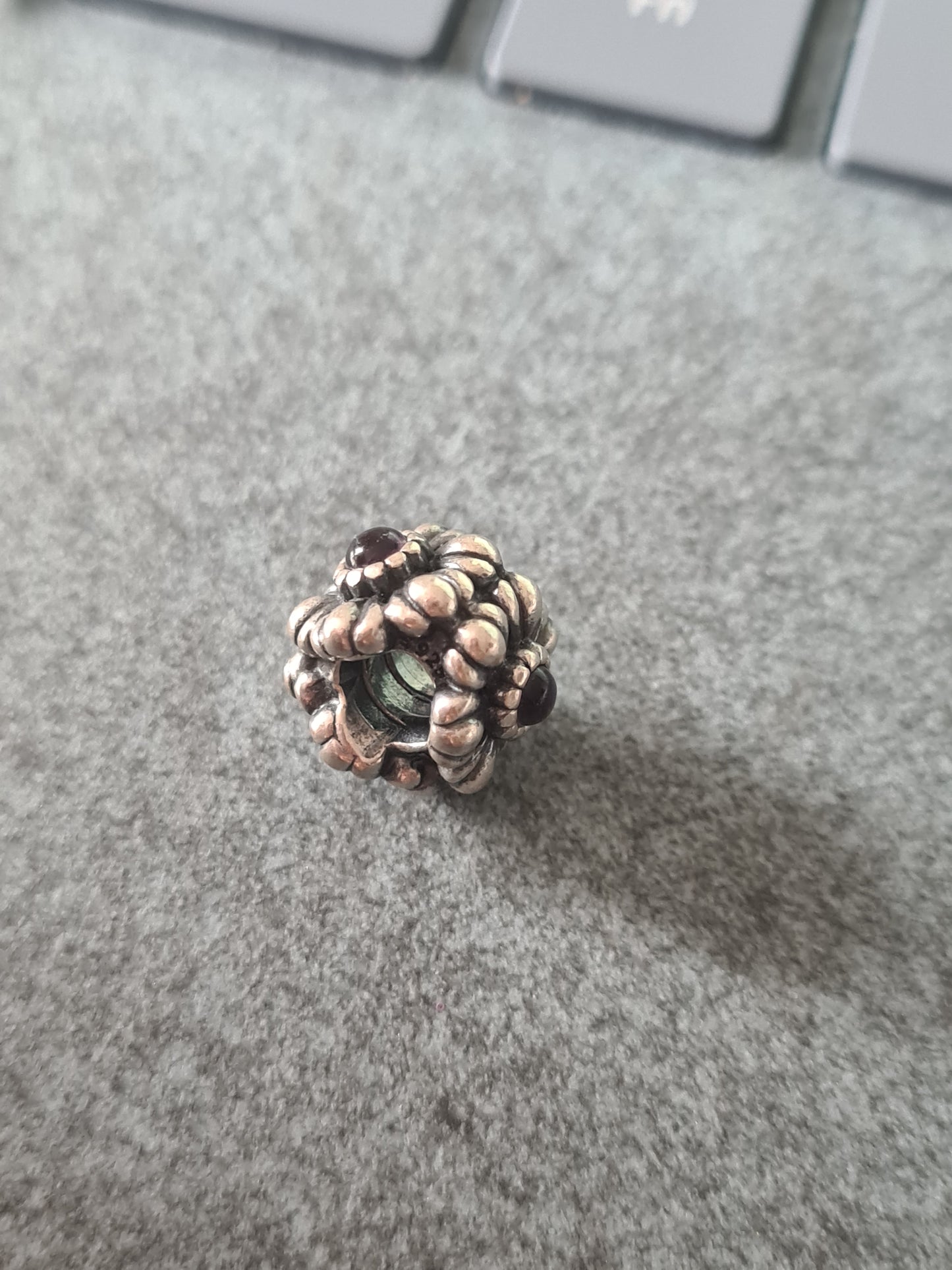 Genuine Pandora Amethyst Birthday Bloom Birth Stone Charm