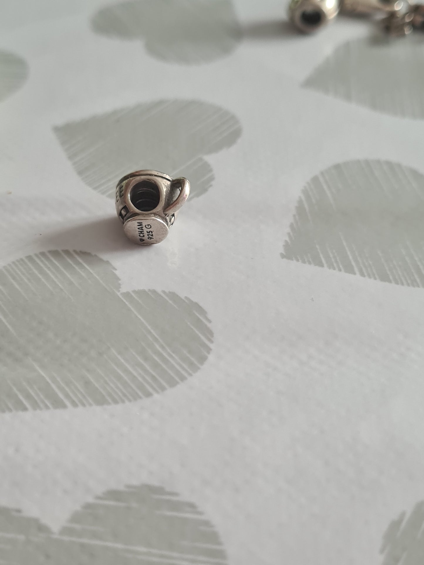 Genuine Chamilia Coffee Lovers Coffee Cup Charm