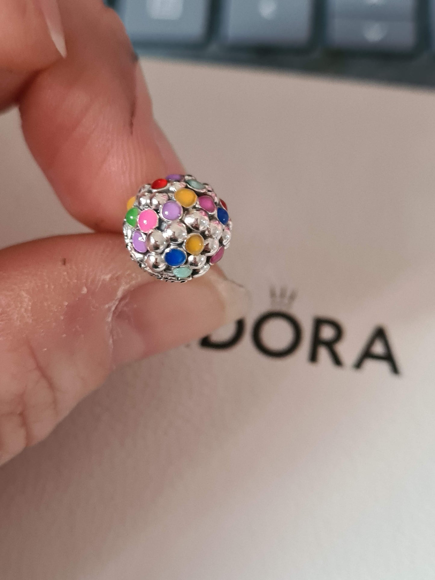 Genuine Pandora Disney Enamel UP Balloon Dangle Charm