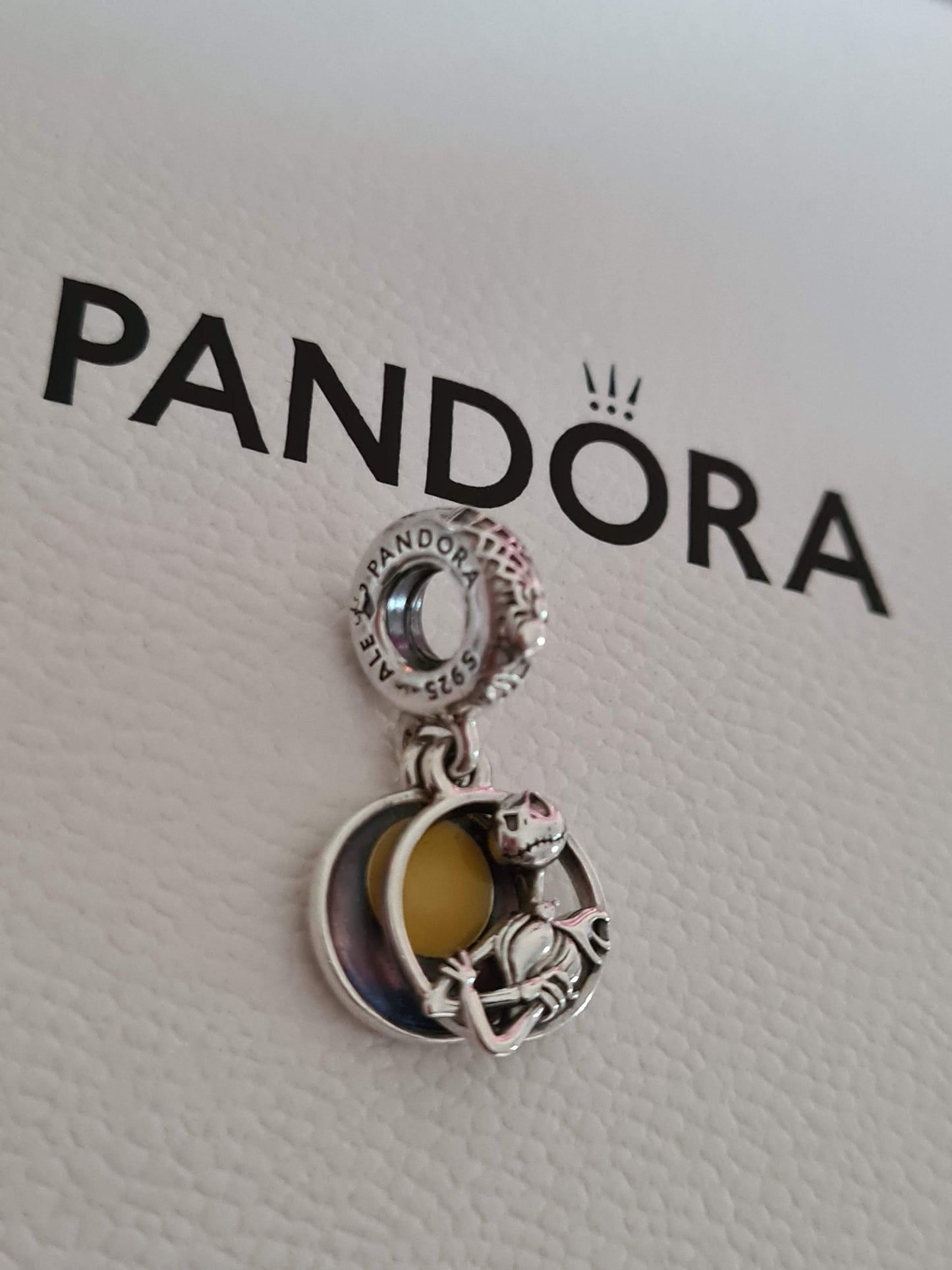 Genuine Pandora Disney Jack Skellington Nightmare Before Christmas Dangle BEAUTIFUL Charm