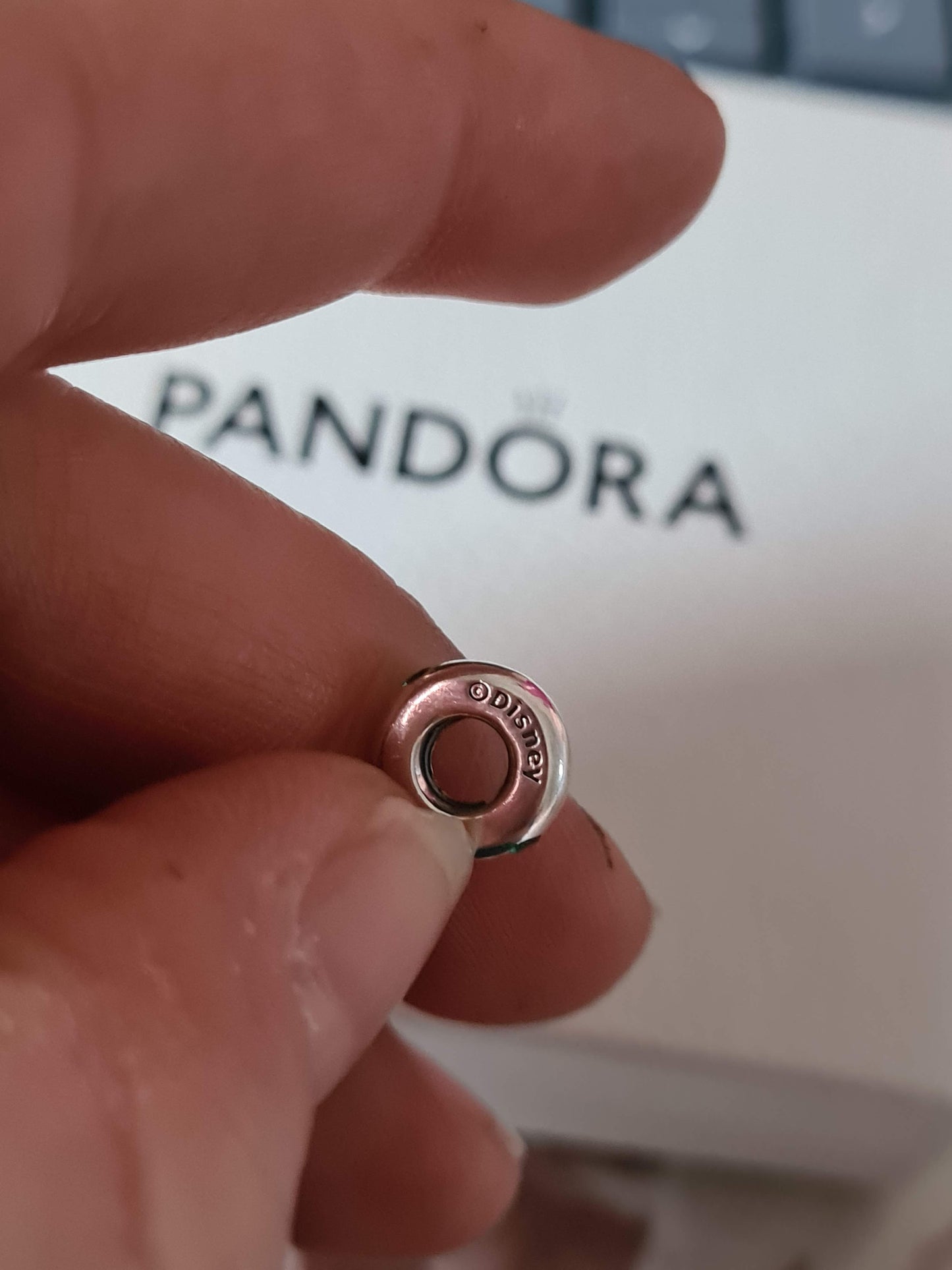 Genuine Pandora Disney Lion King Timon and Pumbaa and Simba Green Enamel Dangle Charm