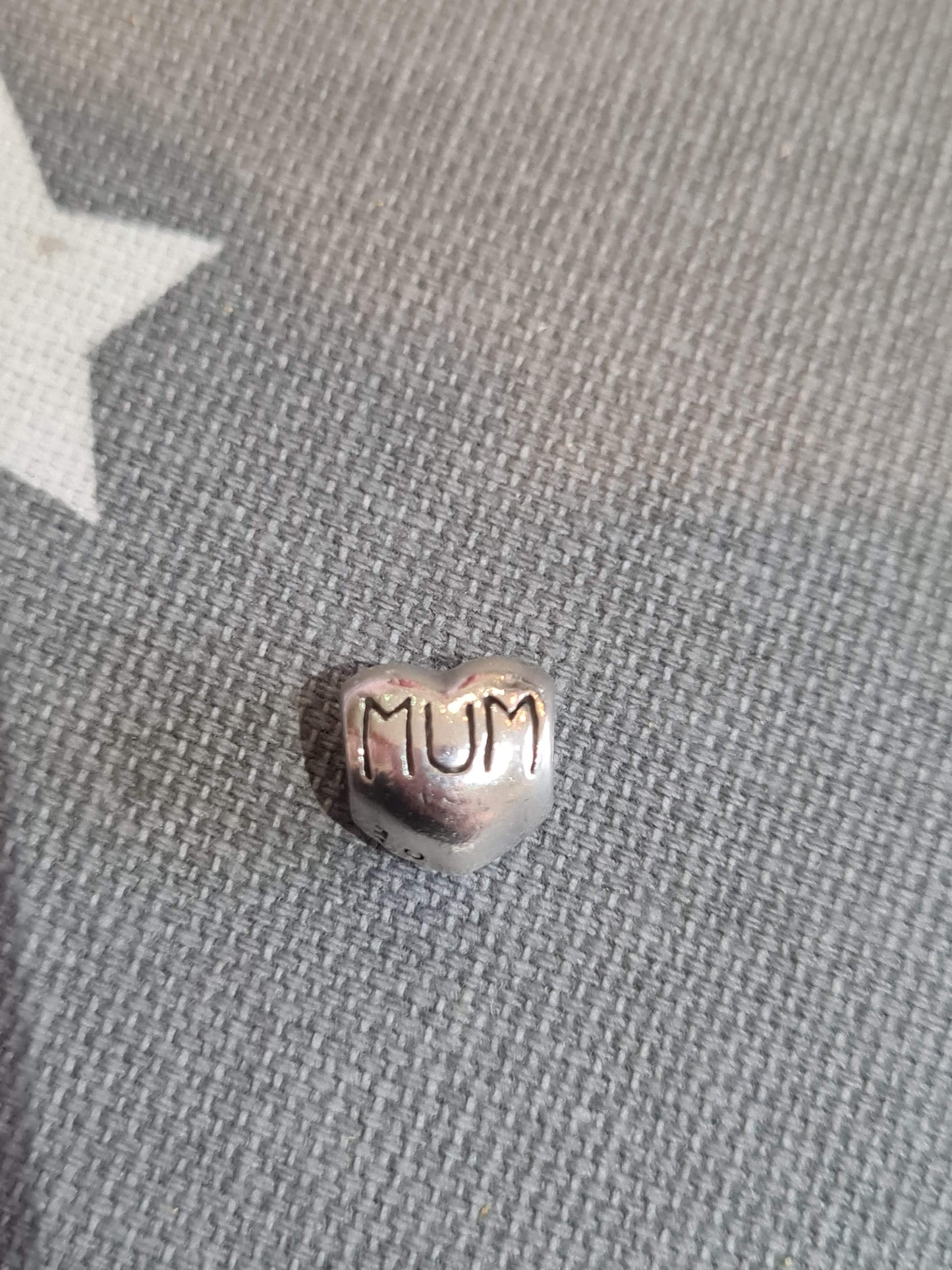 Genuine Chamilia Small Mum Heart Charm SALE
