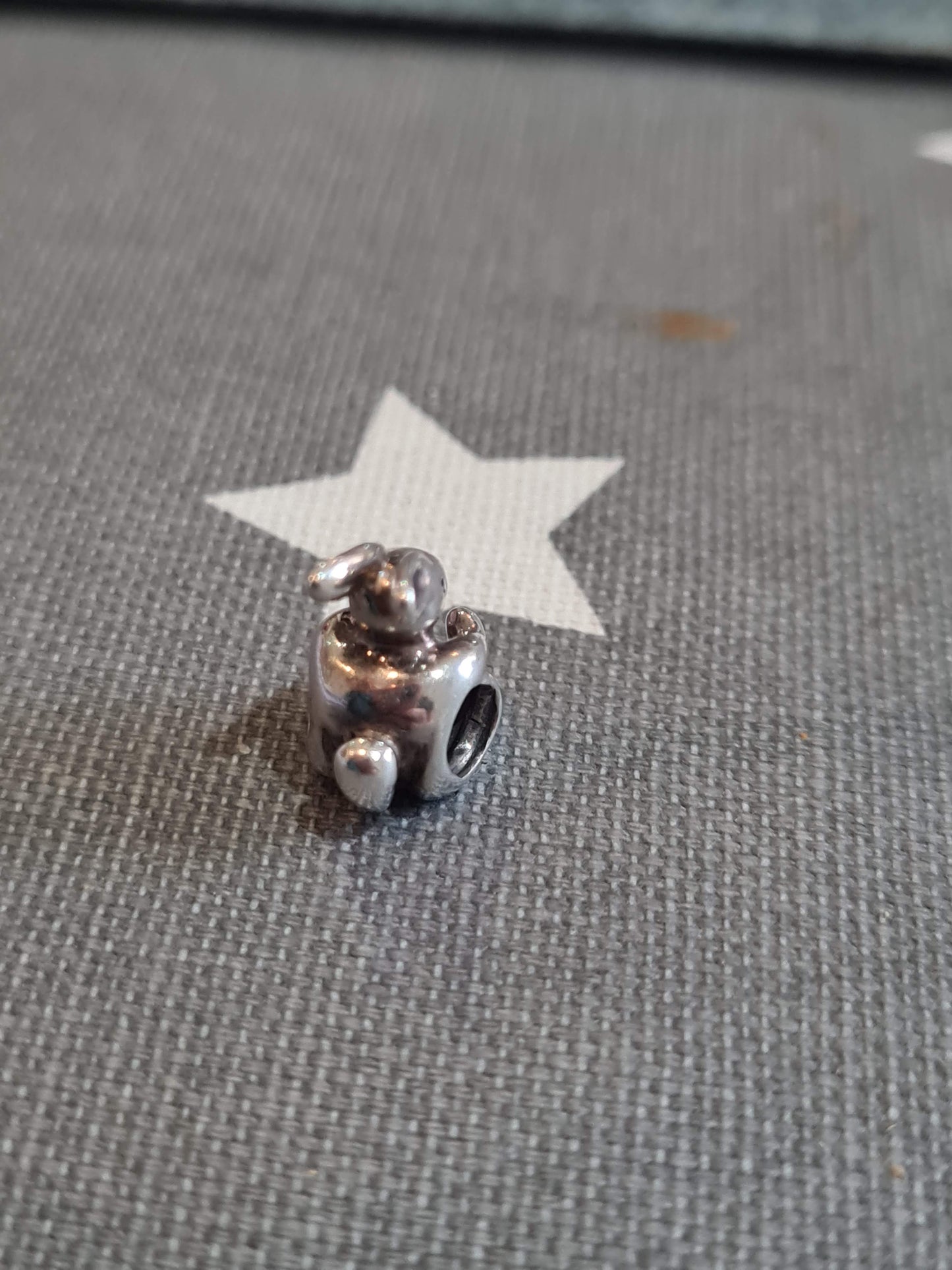 Genuine Pandora Orange and Black Bengal Tiger Animal Murano Glass Charm