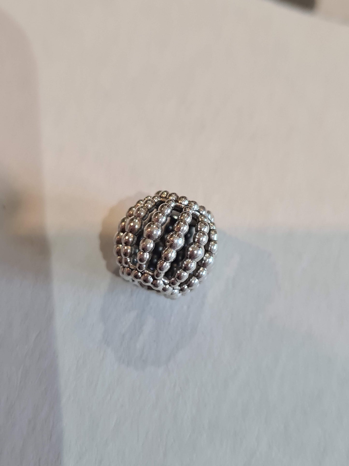 Genuine Pandora Beaded Line Openwork Charm