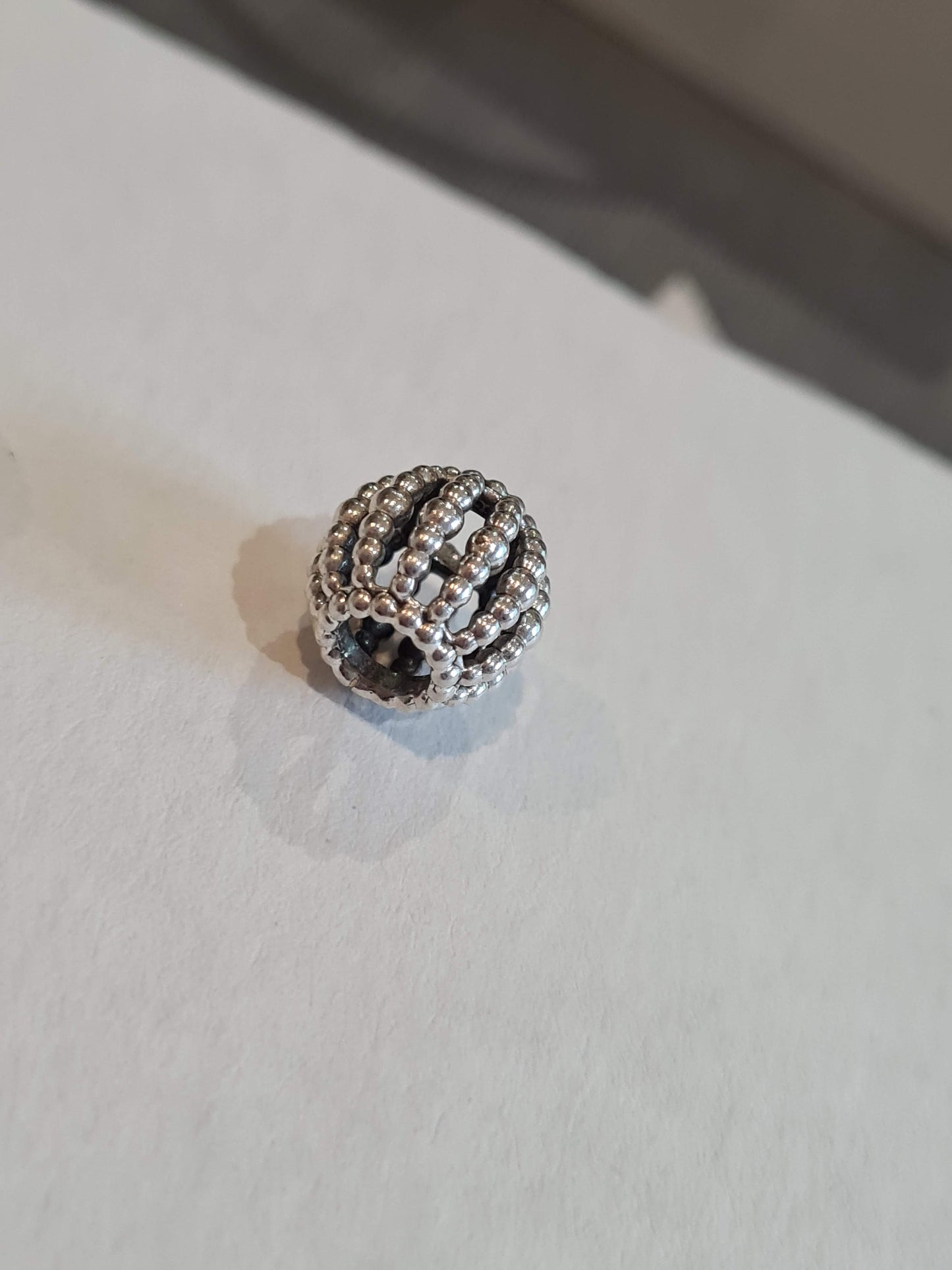 Genuine Pandora Beaded Line Openwork Charm