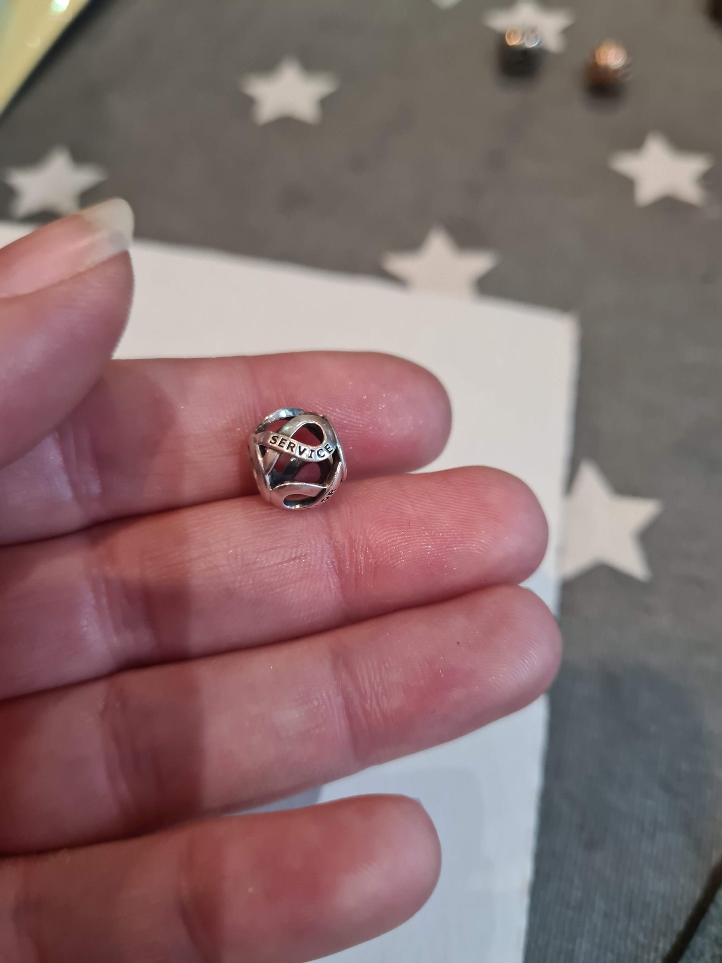 Genuine Pandora Sacrifice/ Honour/ Valour/ Service Military Charm