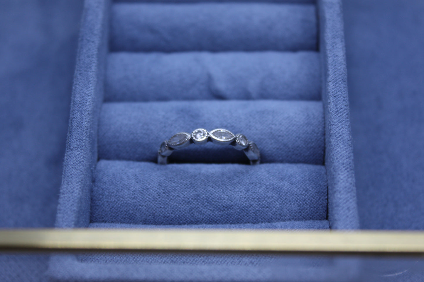 Genuine Pandora Eternity Band CZ Oval and Circle Ring