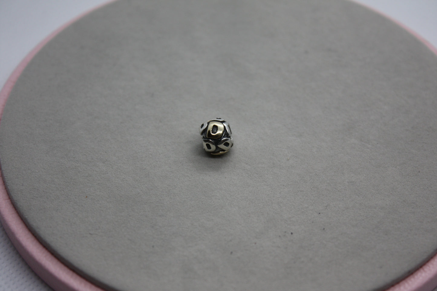 Genuine Pandora Retired Golden Two Tone Letter D