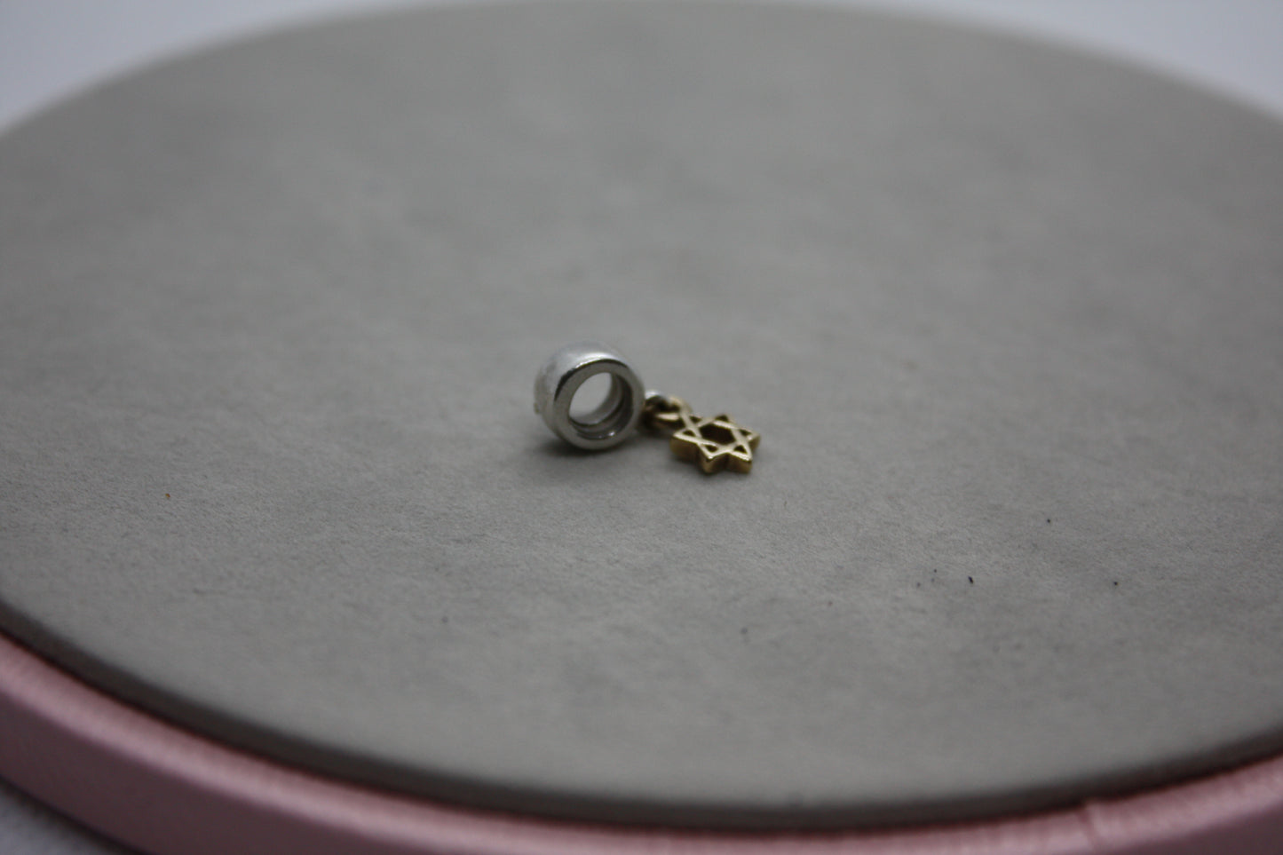 Genuine Pandora Star of David Gold Two Tone 14k