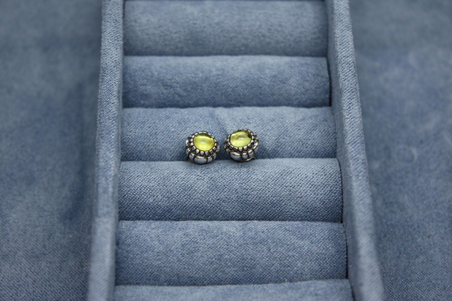 Genuine Pandora Green May Birthstone Earrings