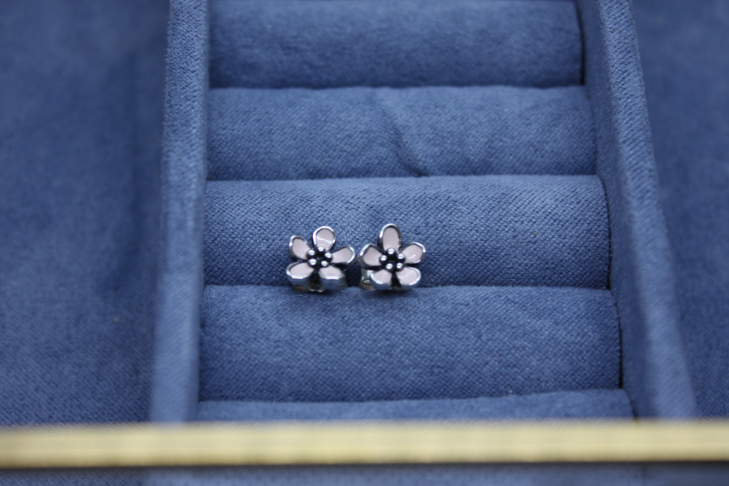 Genuine Pandora Cherry Blossom Pink Earrings