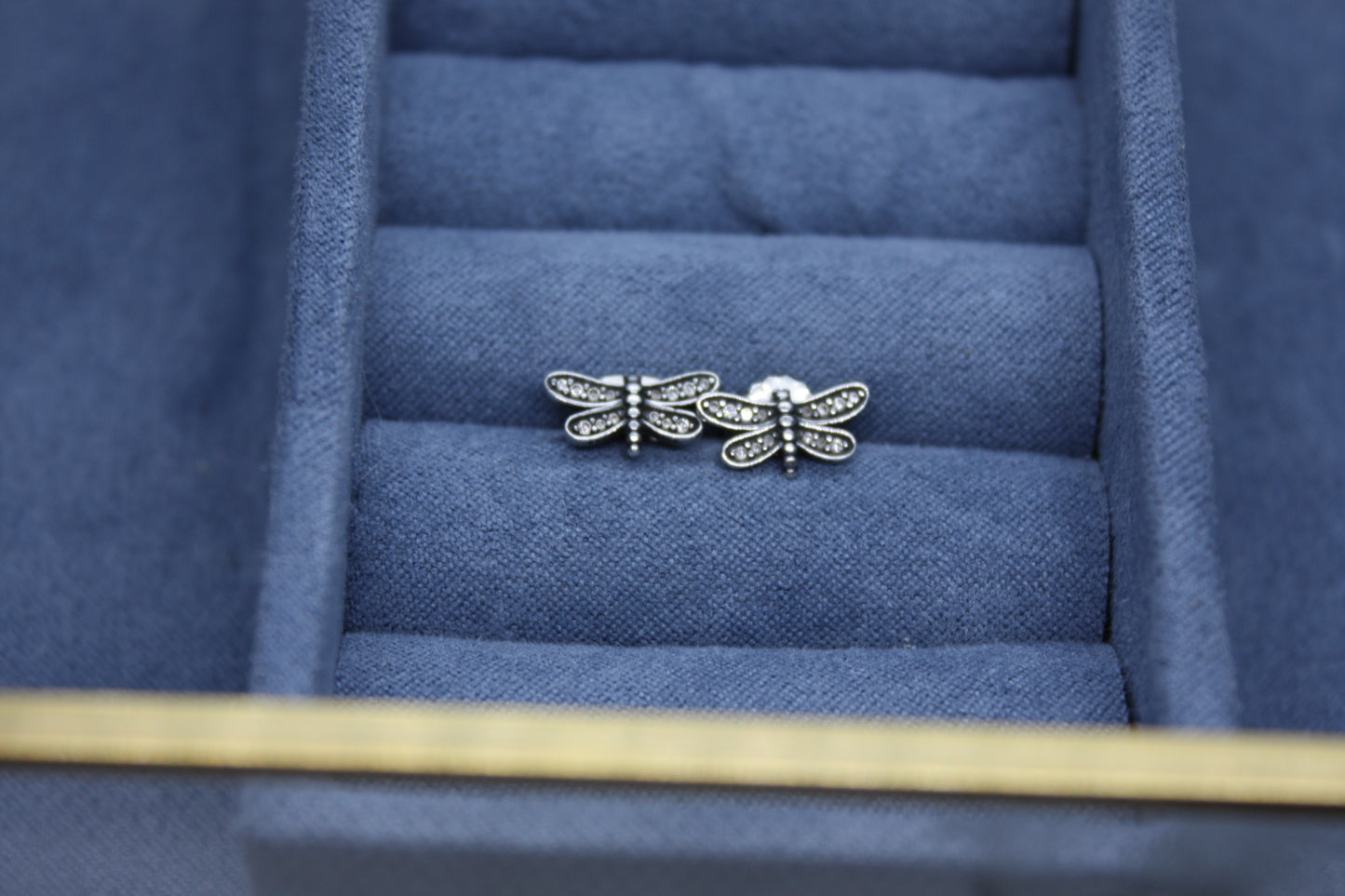 Genuine Pandora Dragonfly Earrings