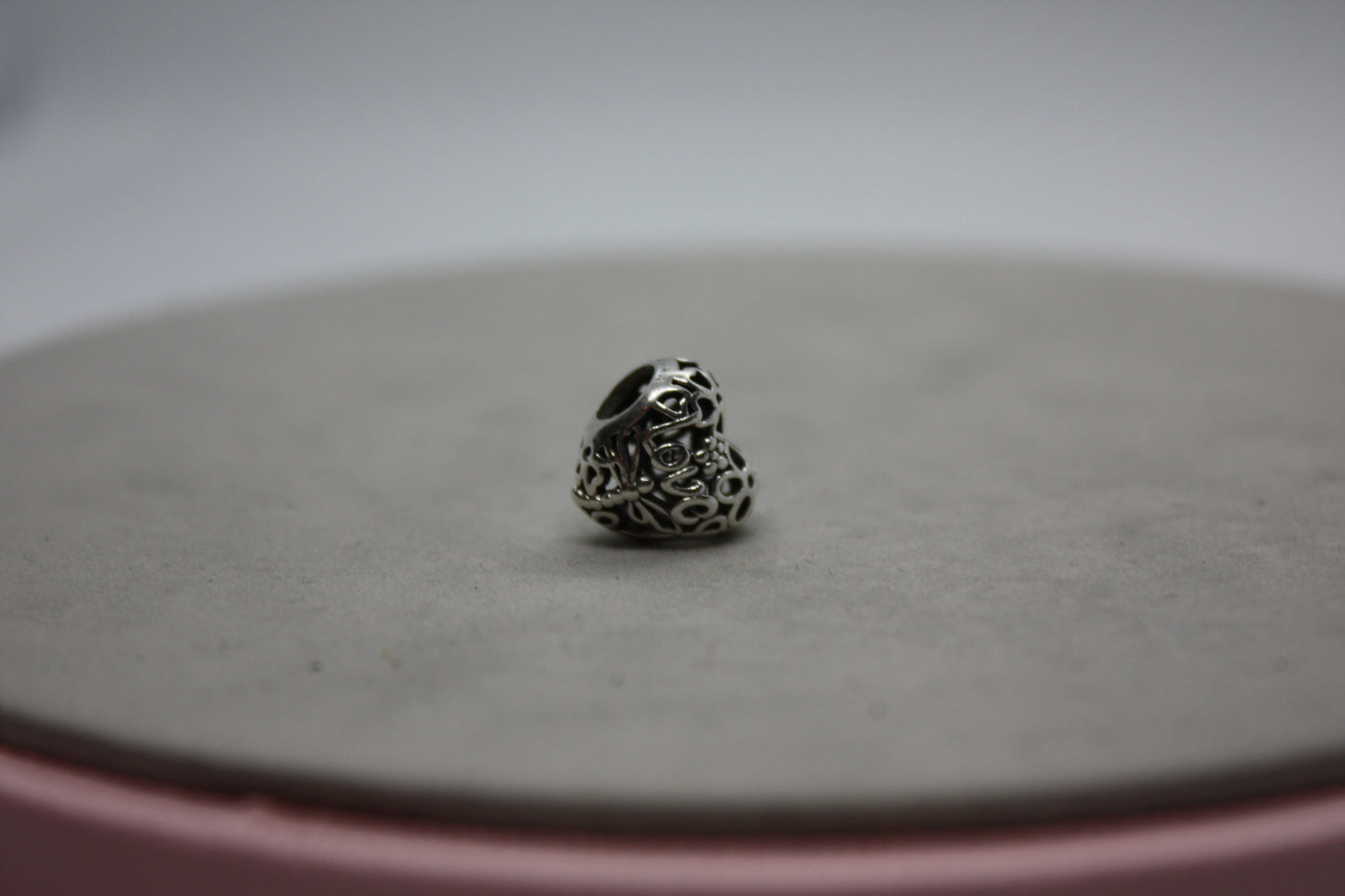 Genuine Pandora Openwork Heart Charm Love Life Dragonfly