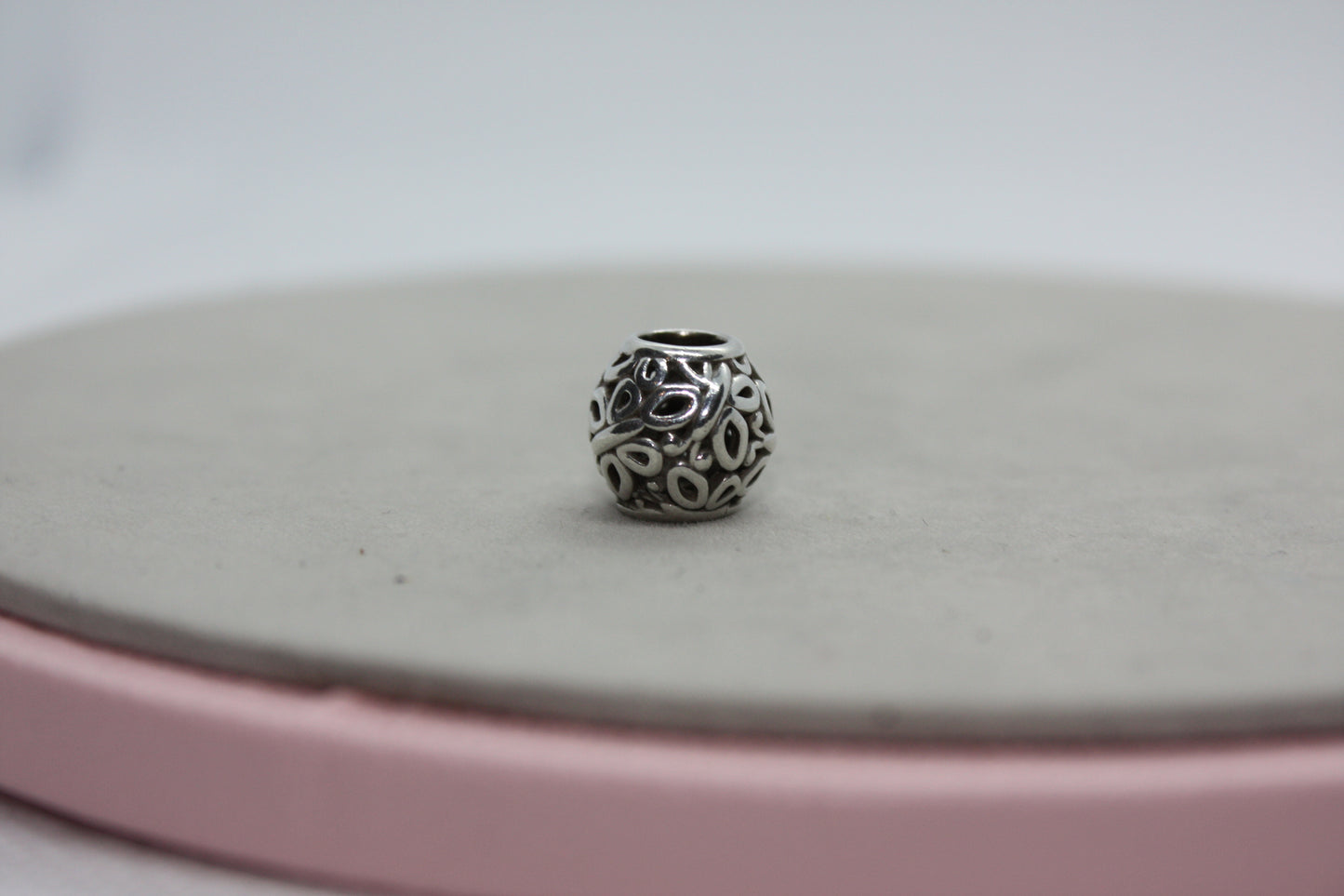 Genuine Pandora Butterfly Retired Open work Charm Ball