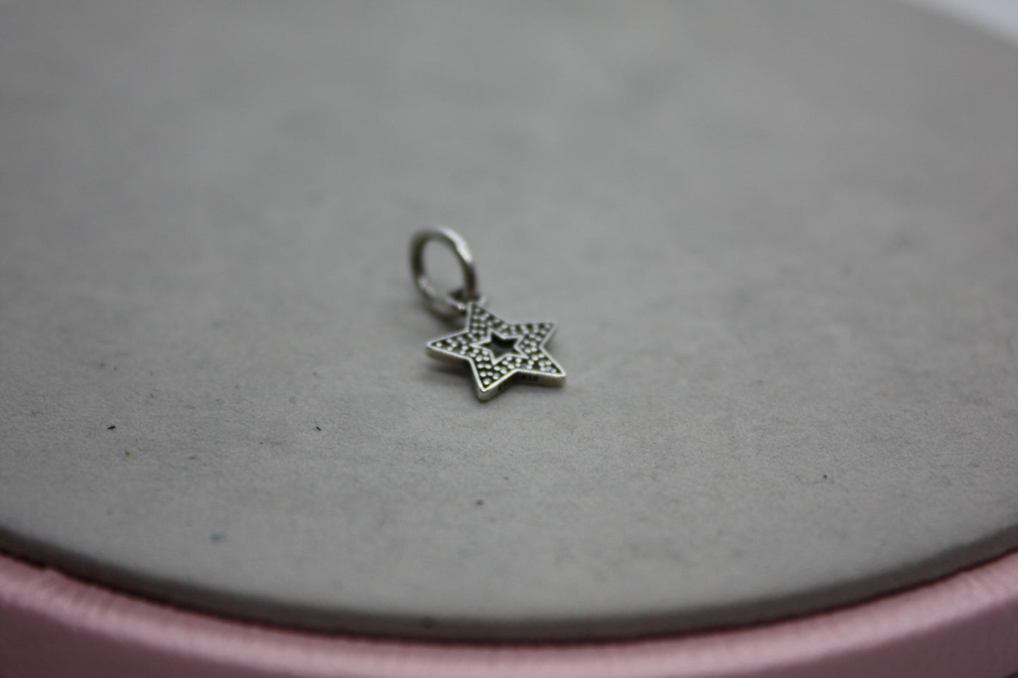 Genuine Pandora Pave Star Sparkle Charm Pendant