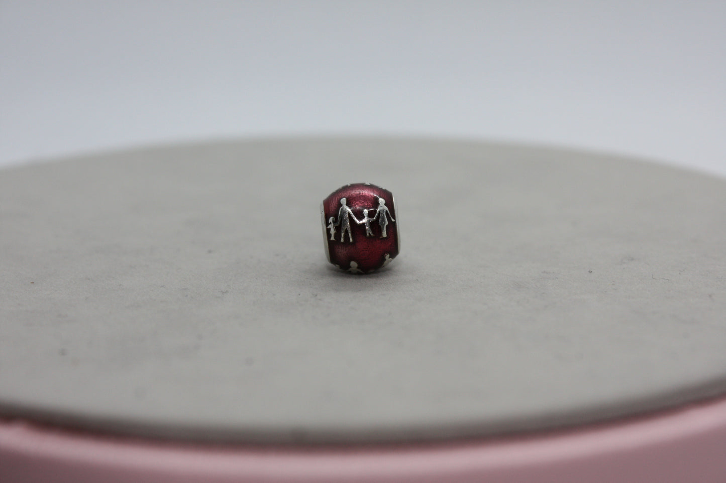 Genuine Pandora Enamel Red Family Bond Charm
