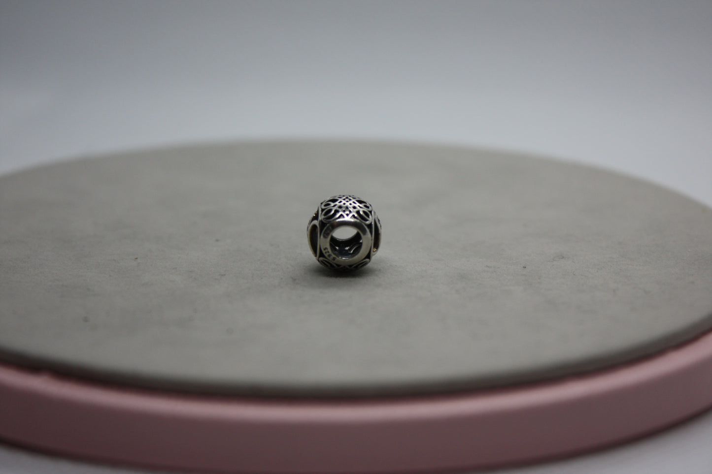 Genuine Pandora Vintage Letter M/W Pave Charm