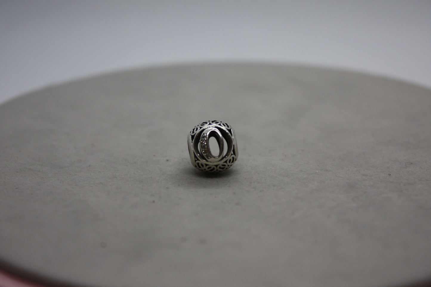 Genuine Pandora vintage Letter O Charm