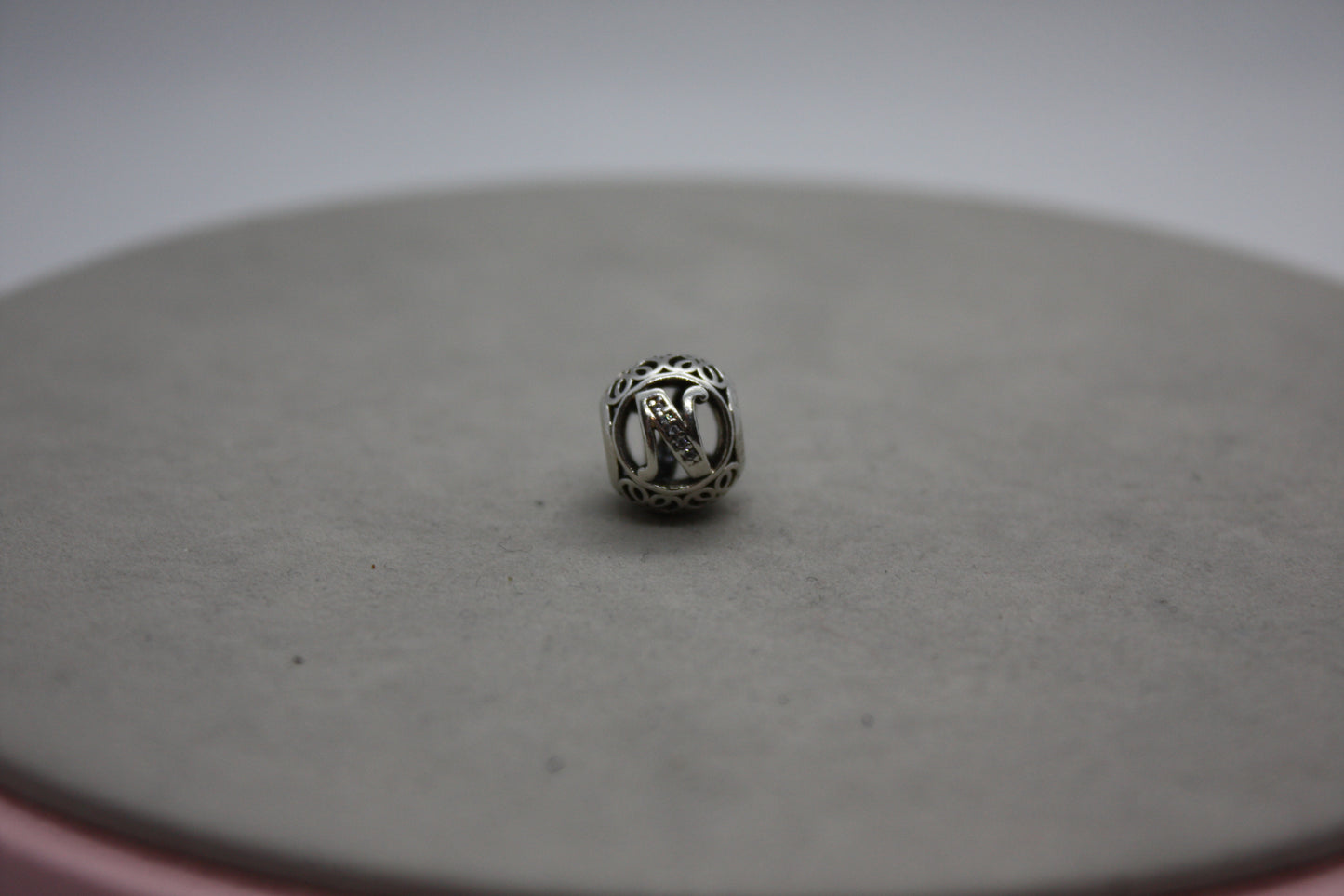 Genuine Pandora Vintage Letter N Charm