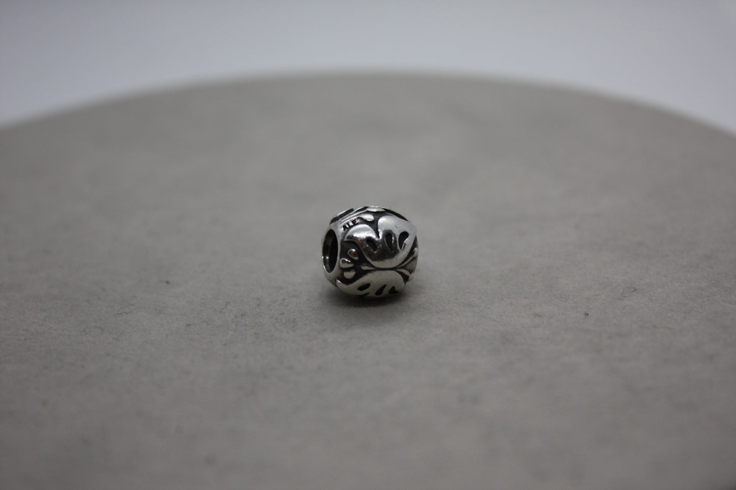 Genuine Pandora Butterfly Ball Silver Charm