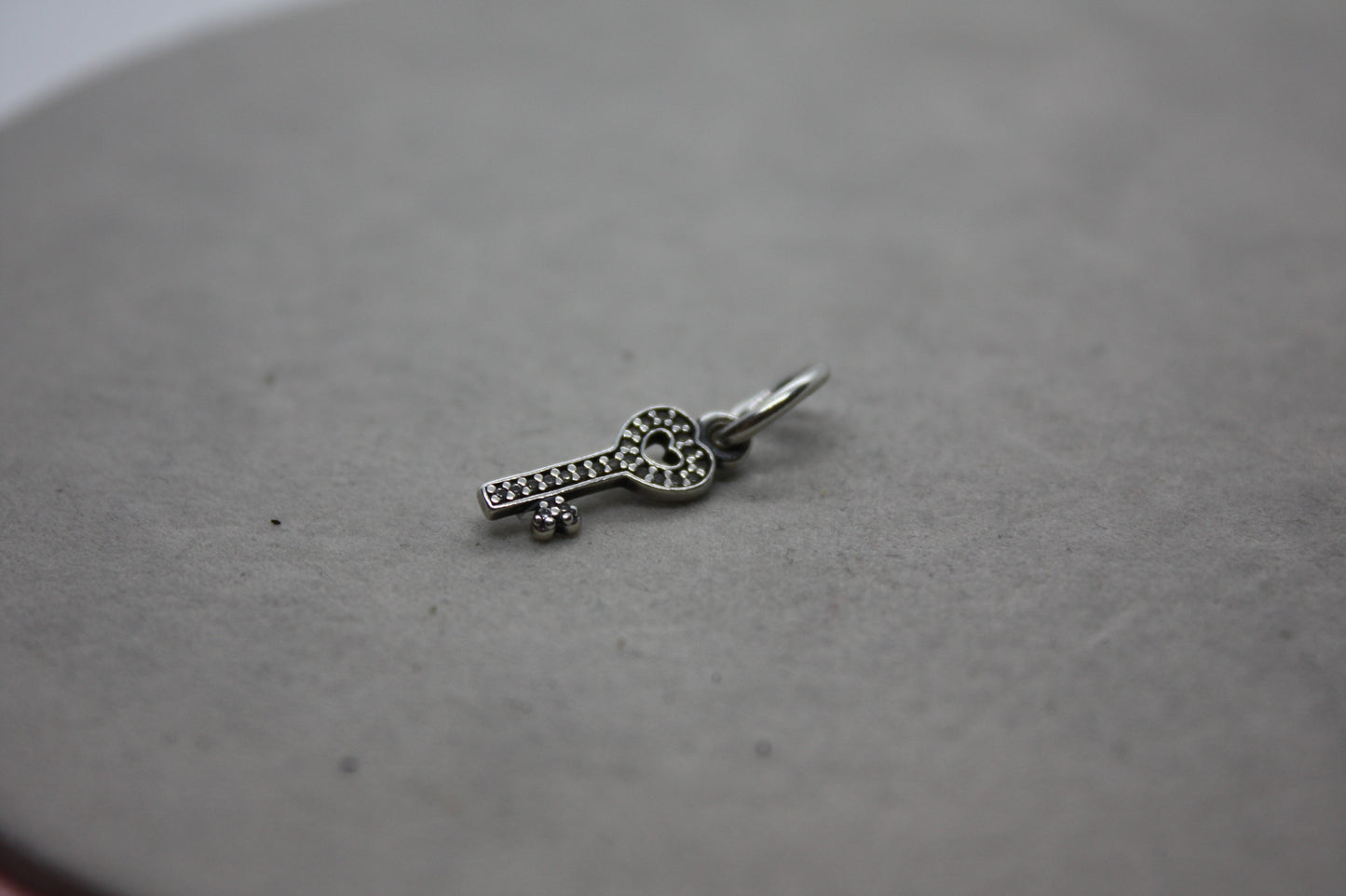 Genuine Pandora Pave Dangle Key Symbols Charm