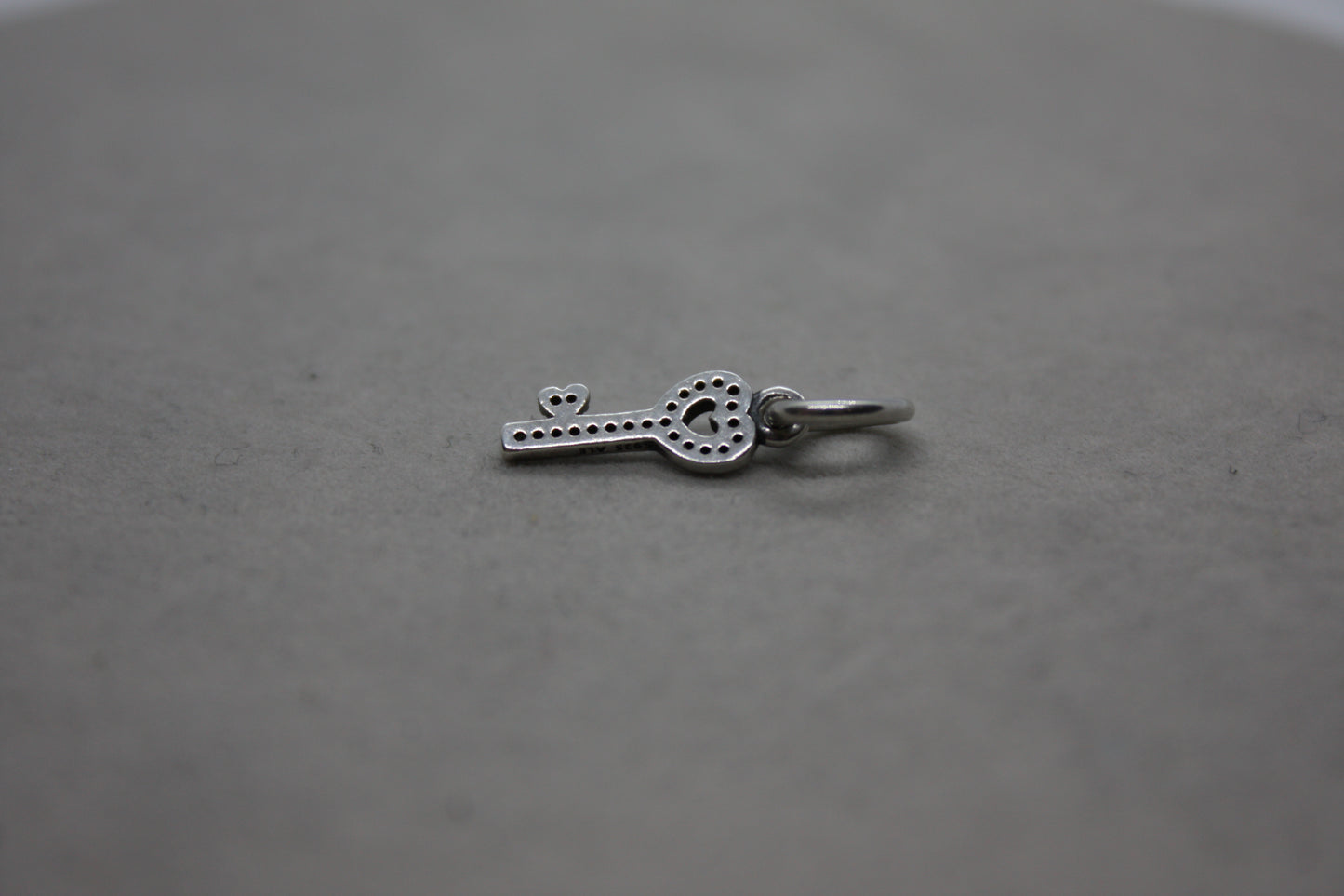 Genuine Pandora Pave Dangle Key Symbols Charm