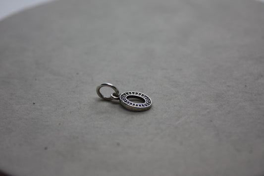 Genuine Pandora 0 Pave Dangle Charm
