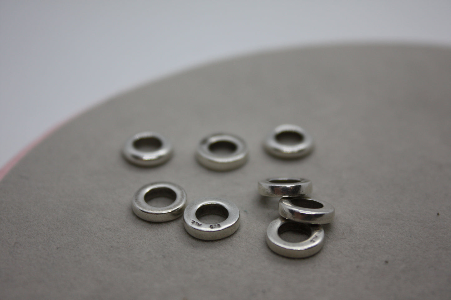 Genuine Pandora Spacer Charms Plain Silver