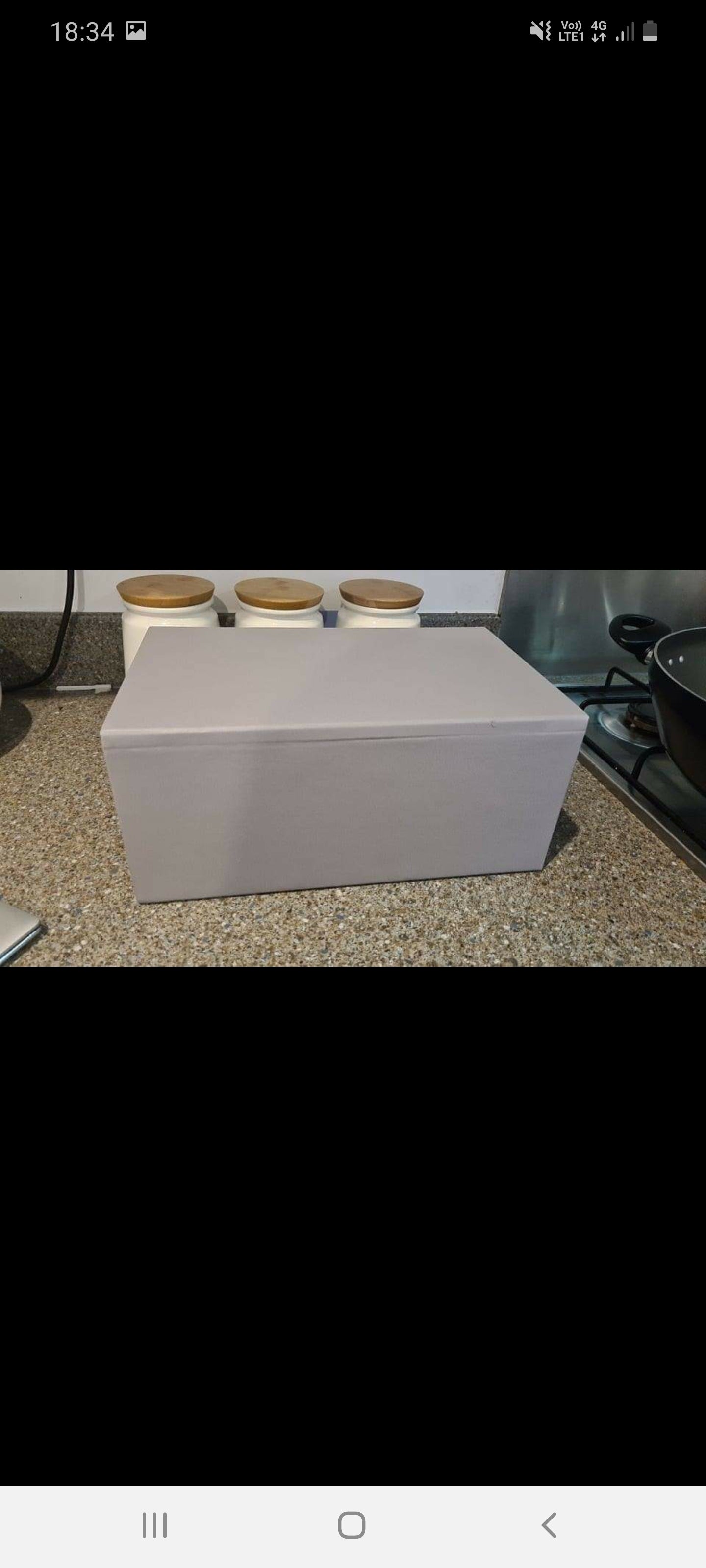 Genuine Pandora Jewellery box grey with 3 layers