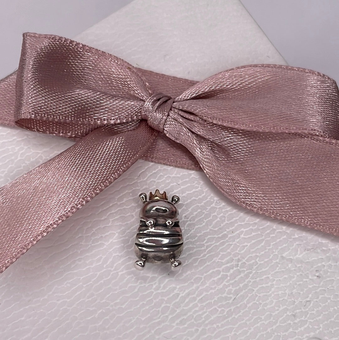 Genuine Pandora Two Tone Retired Queen Bee