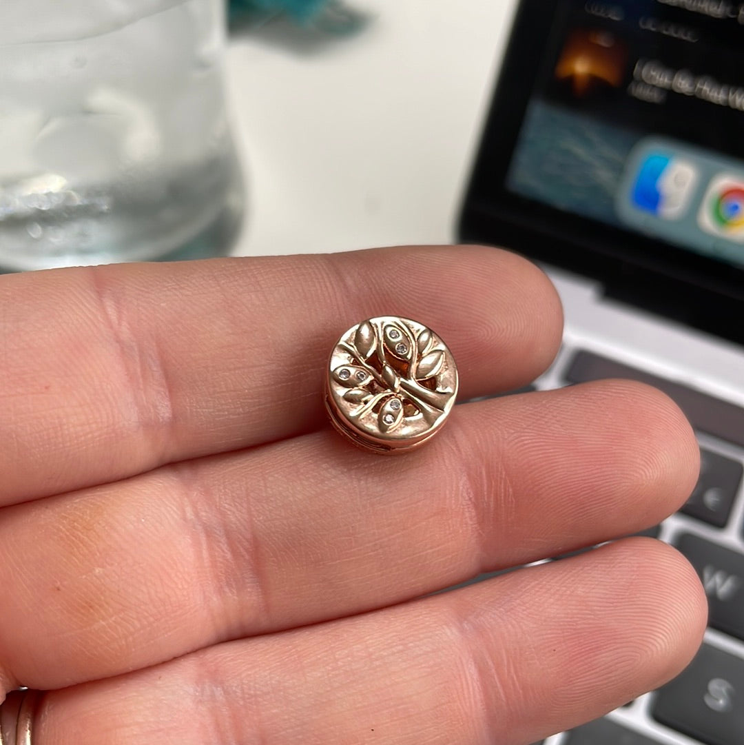 Genuine Pandora Reflexions Rose Gold Family Tree Clip Charm