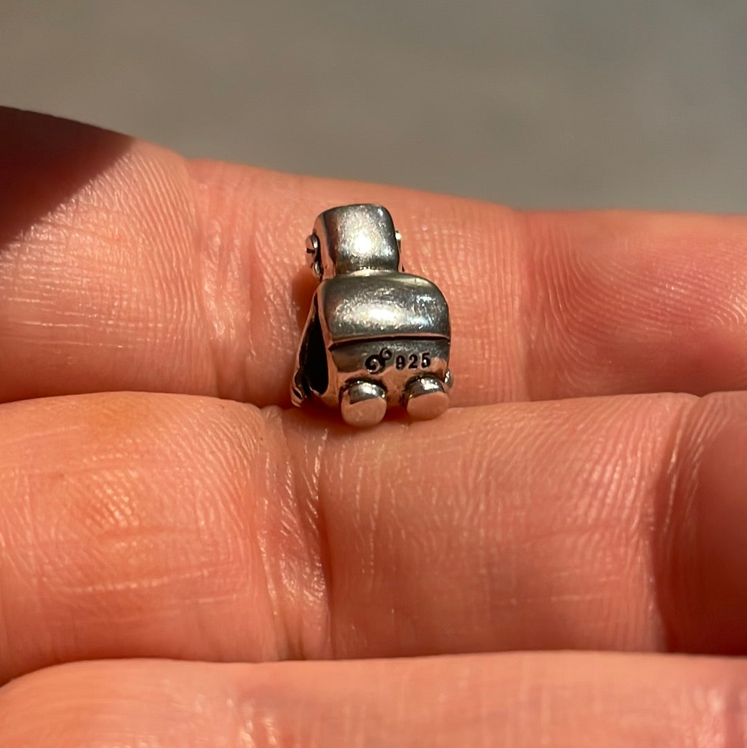 Genuine OHM Frankenstein Cute Monster Halloween Charm With Enamel Cape