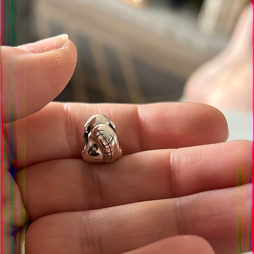 Genuine Pandora Canadian Maple Leaf With Red Enamel Beaver Travel Charm Rare HTF