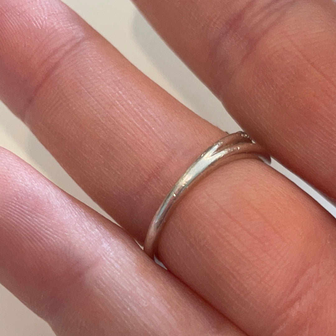 Genuine Pandora Pave Arrow Ring Wrap Around Size 60