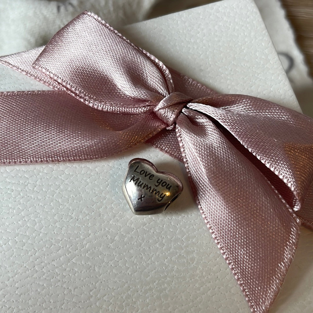 Genuine Pandora Mum Mummy Heart I Love You