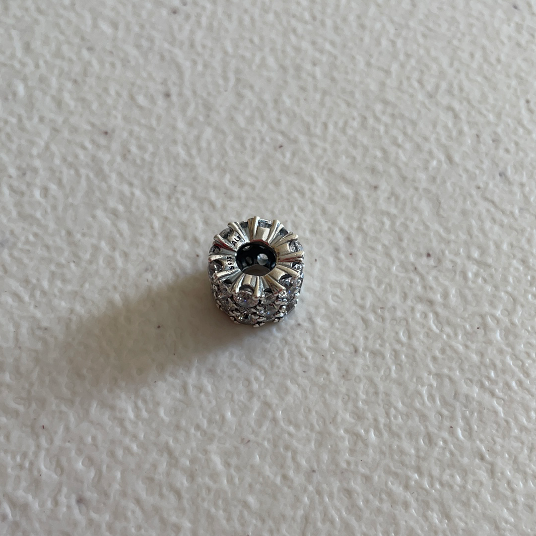 Genuine Pandora Clear Sparkle Pave Charms Large BN