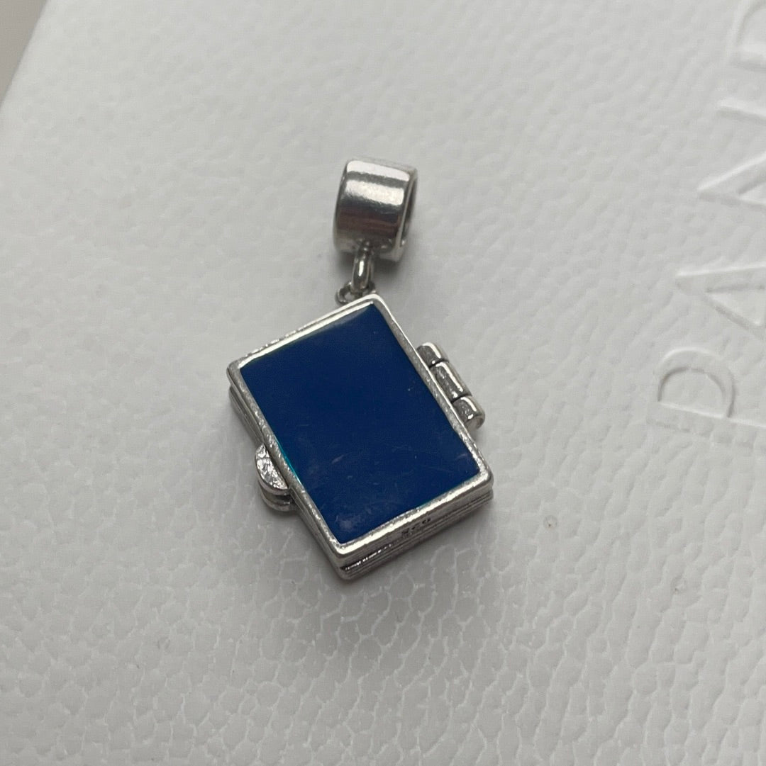 Sterling silver passport dangle charm