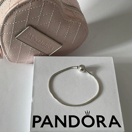 Genuine Essence Silver/ Rose Gold Thin Snake Chain Bracelet