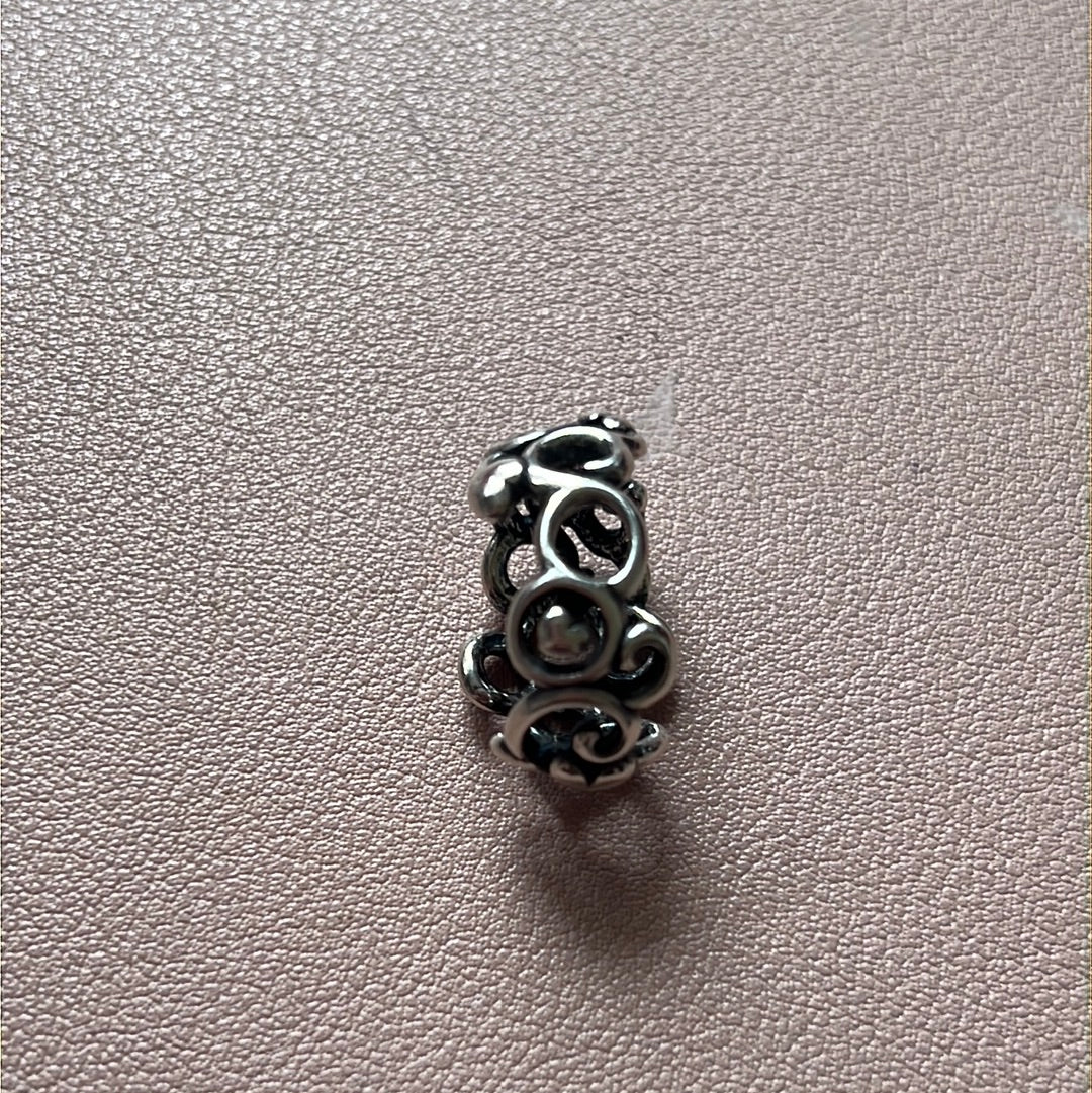 Genuine Trollbeads Mother's Day Garden Pendant and Matching Rose Trollbeads Murano Set Charm